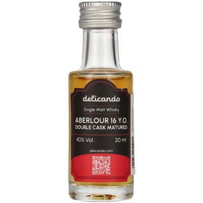 Aberlour 16 Years Old DOUBLE CASK MATURED 40% Vol. 0,02l Aberlour 16 Years Old DOUBLE CASK MATURED 40% Vol. 0,02l