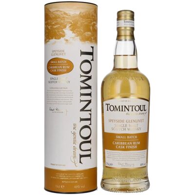 Tomintoul Small Batch Caribbean Rum Cask Finish 40% Vol. 0,7l in geschenkverpakking Tomintoul Small Batch Caribbean Rum Cask Finish 40% Vol. 0,7l in geschenkverpakking