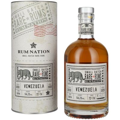 Rum Nation Rare Rums VENEZUELA 2010/2025 54,2% Vol. 0,7l in geschenkverpakking Rum Nation Rare Rums VENEZUELA 2010/2025 54,2% Vol. 0,7l in geschenkverpakking