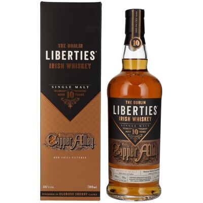The Dublin LIBERTIES Copper Alley 10 Years Old Oloroso Sherry Cask Finish 46% Vol. 0,7l in geschenkverpakking The Dublin LIBERTIES Copper Alley 10 Years Old Oloroso Sherry Cask Finish 46% Vol. 0,7l in geschenkverpakking