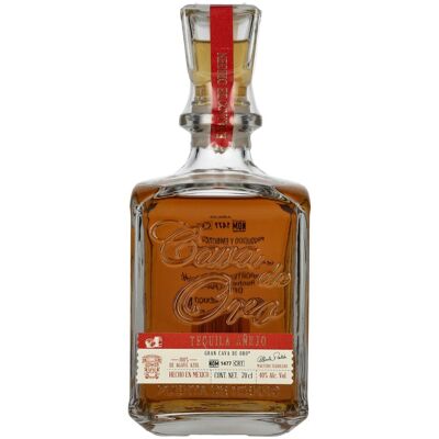 Gran Cava de Oro Tequila AÑEJO 100% de Agave Azul 40% Vol. 0,7l Gran Cava de Oro Tequila AÑEJO 100% de Agave Azul 40% Vol. 0,7l