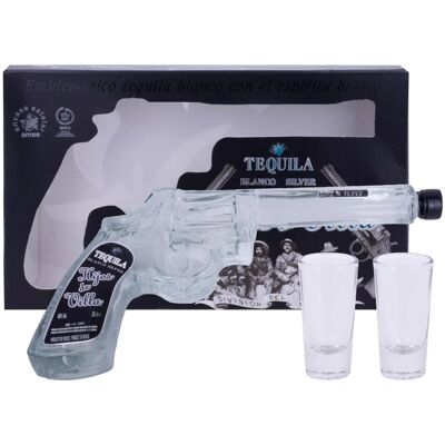 Hijos de Villa Tequila Blanco Silver 40% Vol. 0,2l in geschenkverpakking met 2 Shotgläsern Hijos de Villa Tequila Blanco Silver 40% Vol. 0,2l in geschenkverpakking met 2 Shotgläsern
