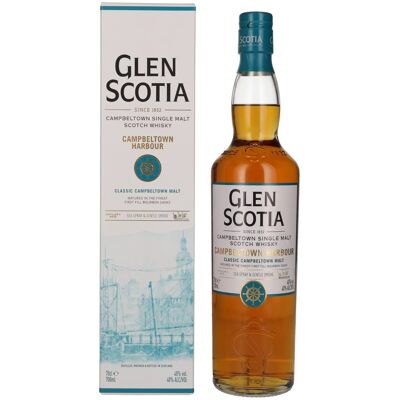 Glen Scotia Campbeltown HARBOUR Single Malt 40% Vol. 0,7l in geschenkverpakking Glen Scotia Campbeltown HARBOUR Single Malt 40% Vol. 0,7l in geschenkverpakking