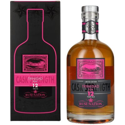Rum Nation 12 Years Old Trinidad Rum Cask Strength Limited Edition 2024 53,4% Vol. 0,7l in geschenkverpakking Rum Nation 12 Years Old Trinidad Rum Cask Strength Limited Edition 2024 53,4% Vol. 0,7l in geschenkverpakking