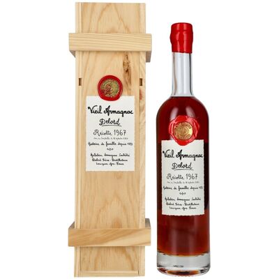 Vieil Armagnac Delord Vintage Récolte 1967 40% Vol. 0,7l in Holzkiste Vieil Armagnac Delord Vintage Récolte 1967 40% Vol. 0,7l in Holzkiste
