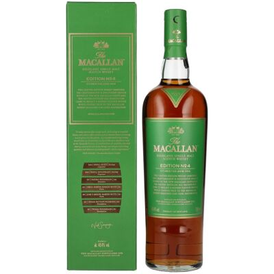 De Macallan Whisky The Macallan EDITION N° 4 Highland Single Malt 48,4% Vol. 0,7l in geschenkverpakking De Macallan Whisky The Macallan EDITION N° 4 Highland Single Malt 48,4% Vol. 0,7l in geschenkverpakking