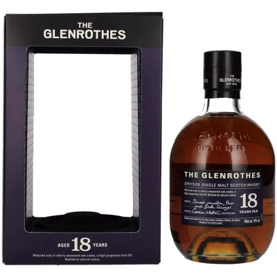 The Glenrothes 18 Years Old Speyside Single Malt 43% Vol. 0,7l in geschenkverpakking The Glenrothes 18 Years Old Speyside Single Malt 43% Vol. 0,7l in geschenkverpakking