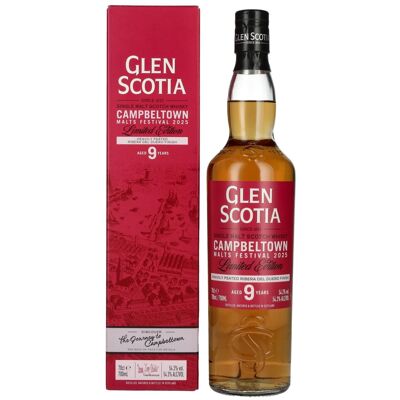 Glen Scotia 9 Years Old CAMPBELTOWN Festival Edition Single Malt Scotch Whisky 54,3% Vol. 0,7l in geschenkverpakking Glen Scotia 9 Years Old CAMPBELTOWN Festival Edition Single Malt Scotch Whisky 54,3% Vol. 0,7l in geschenkverpakking