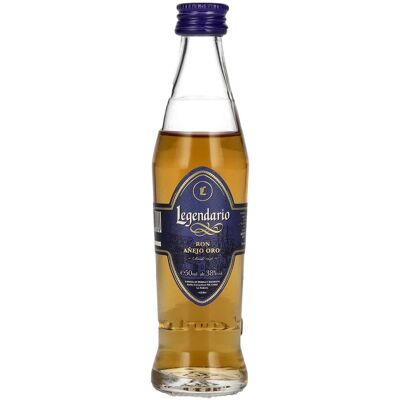 Legendario rum Legendario Ron Añejo Oro 38% Vol. 0,05l Legendario rum Legendario Ron Añejo Oro 38% Vol. 0,05l