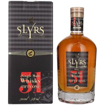 Slyrs FIFTY ONE Single Malt Whisky 51% Vol. 0,7l in geschenkverpakking Slyrs FIFTY ONE Single Malt Whisky 51% Vol. 0,7l in geschenkverpakking