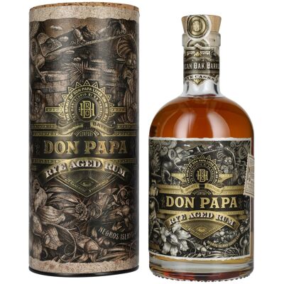 Don Papa Rum Rye Aged 45% Vol. 0,7l in geschenkverpakking Don Papa Rum Rye Aged 45% Vol. 0,7l in geschenkverpakking