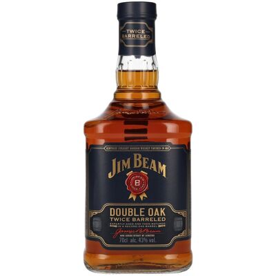 Jim Beam Double Oak Twice Barreled Kentucky Straight Bourbon Whiskey 43% Vol. 0,7l Jim Beam Double Oak Twice Barreled Kentucky Straight Bourbon Whiskey 43% Vol. 0,7l