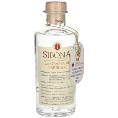 Sibona La Grappa di NEBBIOLO 40% Vol. 0,5l Sibona La Grappa di NEBBIOLO 40% Vol. 0,5l