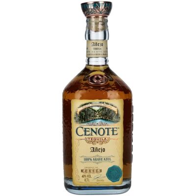 Cenote Tequila Añejo 100% Agave Azul 40% Vol. 0,7l Cenote Tequila Añejo 100% Agave Azul 40% Vol. 0,7l