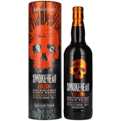 Smokehead Whisky Smokehead RUM REBEL Islay Single Malt Scotch Whisky 46% Vol. 0,7l in Tinbox Smokehead Whisky Smokehead RUM REBEL Islay Single Malt Scotch Whisky 46% Vol. 0,7l in Tinbox