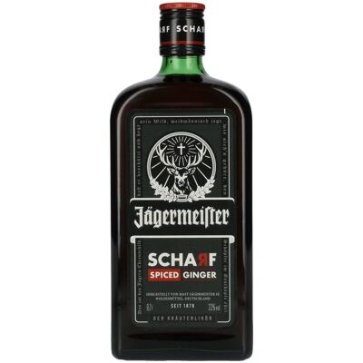 Jägermeister SCHARF SPICED Ginger Kräuterlikör 33% Vol. 0,7l Jägermeister SCHARF SPICED Ginger Kräuterlikör 33% Vol. 0,7l
