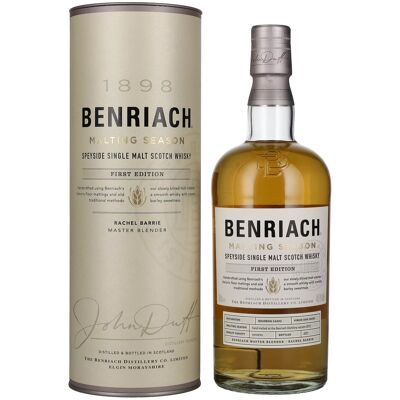 Benriach MALTING SEASON Speyside Single Malt 48,7% Vol. 0,7l in geschenkverpakking Benriach MALTING SEASON Speyside Single Malt 48,7% Vol. 0,7l in geschenkverpakking