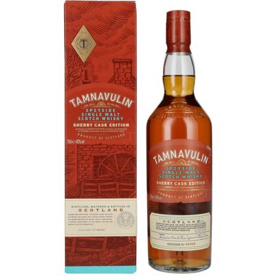 Tamnavulin Whisky Tamnavulin SHERRY CASK Speyside Single Malt Scotch Whisky 40% Vol. 0,7l in geschenkverpakking Tamnavulin Whisky Tamnavulin SHERRY CASK Speyside Single Malt Scotch Whisky 40% Vol. 0,7l in geschenkverpakking