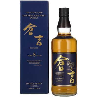 Matsui Whisky THE KURAYOSHI 8 Years Old Pure Malt Whisky 43% Vol. 0,7l in geschenkverpakking Matsui Whisky THE KURAYOSHI 8 Years Old Pure Malt Whisky 43% Vol. 0,7l in geschenkverpakking