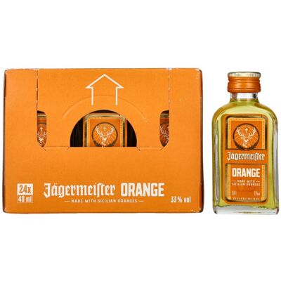 Jägermeister Orange 33% Vol. 24x0,04l Jägermeister Orange 33% Vol. 24x0,04l