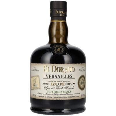 El Dorado Rum VERSAILLES Special Sauternes Casks 2005 55,4% Vol. 0,7l El Dorado Rum VERSAILLES Special Sauternes Casks 2005 55,4% Vol. 0,7l