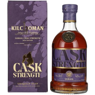 Kilchoman SANAIG CASK STRENGTH Islay Single Malt Scotch Whisky 2024 57,8% Vol. 0,7l in geschenkverpakking Kilchoman SANAIG CASK STRENGTH Islay Single Malt Scotch Whisky 2024 57,8% Vol. 0,7l in geschenkverpakking