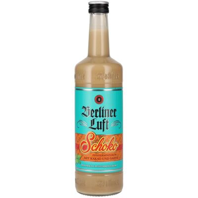 Berliner Luft SCHOKO Der Frische Pfefferminzlikör 15% Vol. 0,7l Berliner Luft SCHOKO Der Frische Pfefferminzlikör 15% Vol. 0,7l