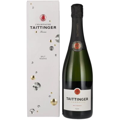 Taittinger Champagne Réserve Brut 12,5% Vol. 0,75l in geschenkverpakking Taittinger Champagne Réserve Brut 12,5% Vol. 0,75l in geschenkverpakking