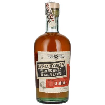 La Factoría Libre Del Ron El Añejo 40% Vol. 0,7l La Factoría Libre Del Ron El Añejo 40% Vol. 0,7l