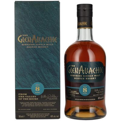 The GlenAllachie 8 Years Old Speyside Single Malt 46% Vol. 0,7l in geschenkverpakking The GlenAllachie 8 Years Old Speyside Single Malt 46% Vol. 0,7l in geschenkverpakking