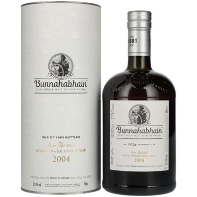 Bunnahabhain MÒINE TOKAJI CASK FINISH Limited Release Fèis Ìle 2022 52,2% Vol. 0,7l in geschenkverpakking Bunnahabhain MÒINE TOKAJI CASK FINISH Limited Release Fèis Ìle 2022 52,2% Vol. 0,7l in geschenkverpakking