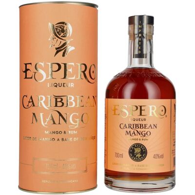 Ron Espero Caribbean Mango & Rum Liqueur 40% Vol. 0,7l in geschenkverpakking Ron Espero Caribbean Mango & Rum Liqueur 40% Vol. 0,7l in geschenkverpakking