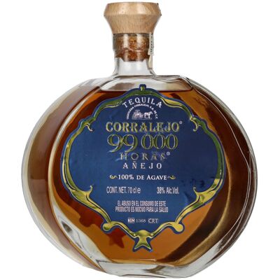 Corralejo Tequila 99,000 HORAS AÑEJO 100% de Agave 38% Vol. 0,7l Corralejo Tequila 99,000 HORAS AÑEJO 100% de Agave 38% Vol. 0,7l