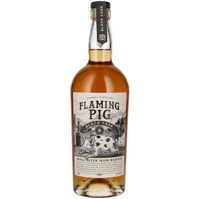 Flaming Big Flaming Pig BLACK CASK Small Batch Irish Whiskey 40% Vol. 0,7l Flaming Big Flaming Pig BLACK CASK Small Batch Irish Whiskey 40% Vol. 0,7l