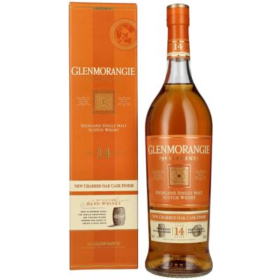 Glenmorangie The ELEMENTA 14 Years Old New Charred Oak Cask Finish 43% Vol. 1l in geschenkverpakking Glenmorangie The ELEMENTA 14 Years Old New Charred Oak Cask Finish 43% Vol. 1l in geschenkverpakking