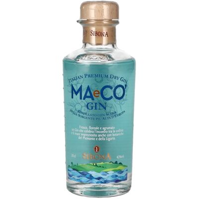 Sibona MAeCO Italian Premium Dry Gin 42% Vol. 0,2l Sibona MAeCO Italian Premium Dry Gin 42% Vol. 0,2l