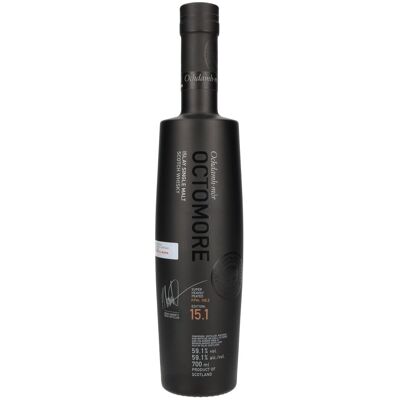 Octomore EDITION: 15.1 Super Heavily Peated Islay Single Malt Limited Release 2024 59,1% Vol. 0,7l Octomore EDITION: 15.1 Super Heavily Peated Islay Single Malt Limited Release 2024 59,1% Vol. 0,7l