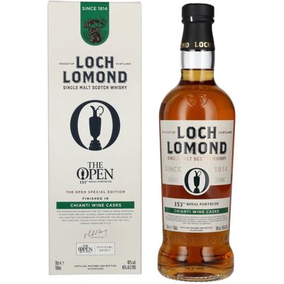 Loch Lomond Whisky Loch Lomond THE OPEN SPECIAL EDITION Chianti Wine Casks Single Malt 2025 46% Vol. 0,7l in geschenkverpakking Loch Lomond Whisky Loch Lomond THE OPEN SPECIAL EDITION Chianti Wine Casks Single Malt 2025 46% Vol. 0,7l in geschenkverpakking