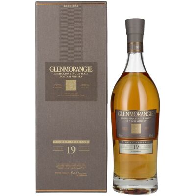 Glenmorangie FINEST RESERVE 19 Years Old Highland Single Malt 43% Vol. 0,7l in geschenkverpakking Glenmorangie FINEST RESERVE 19 Years Old Highland Single Malt 43% Vol. 0,7l in geschenkverpakking