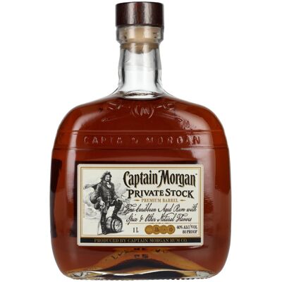 Captain Morgan Private Stock Premium Barrel 40% Vol. 1l Captain Morgan Private Stock Premium Barrel 40% Vol. 1l