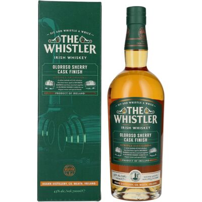 De whisky van Whistler The Whistler Irish Whiskey OLOROSO SHERRY CASK FINISH 43% Vol. 0,7l in geschenkverpakking De whisky van Whistler The Whistler Irish Whiskey OLOROSO SHERRY CASK FINISH 43% Vol. 0,7l in geschenkverpakking