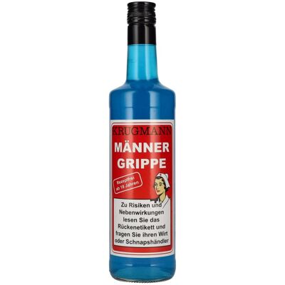 Krugmann MÄNNERGRIPPE Ice-Mint-Likör 15% Vol. 0,7l Krugmann MÄNNERGRIPPE Ice-Mint-Likör 15% Vol. 0,7l