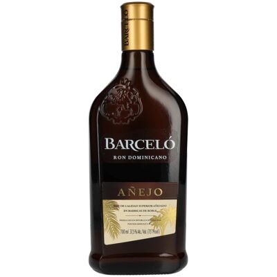 Barceló rum Barceló Añejo Ron Dominicano 37,5% Vol. 0,7l Barceló rum Barceló Añejo Ron Dominicano 37,5% Vol. 0,7l
