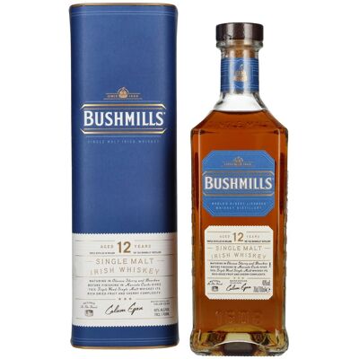 Bushmills 12 Years Old Single Malt Irish Whiskey 40% Vol. 0,7l in geschenkverpakking Bushmills 12 Years Old Single Malt Irish Whiskey 40% Vol. 0,7l in geschenkverpakking