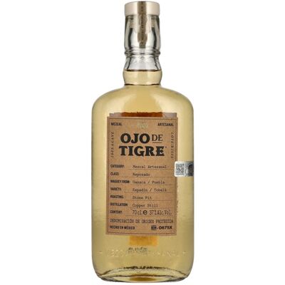 Ojo de Tigre Mezcal Artesanal Reposado 100% Agave 37% Vol. 0,7l Ojo de Tigre Mezcal Artesanal Reposado 100% Agave 37% Vol. 0,7l