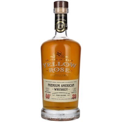 Bourbon met gele roos Yellow Rose PREMIUM AMERICAN Whiskey 40% Vol. 0,7l Bourbon met gele roos Yellow Rose PREMIUM AMERICAN Whiskey 40% Vol. 0,7l