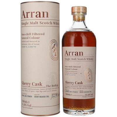 Arran Whisky Arran Single Malt SHERRY CASK The Bodega 55,8% Vol. 0,7l in geschenkverpakking Arran Whisky Arran Single Malt SHERRY CASK The Bodega 55,8% Vol. 0,7l in geschenkverpakking
