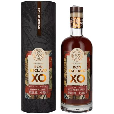 Ron Esclavo XO Islay Whisky Finish Batch #1 46% Vol. 0,7l in geschenkverpakking Ron Esclavo XO Islay Whisky Finish Batch #1 46% Vol. 0,7l in geschenkverpakking