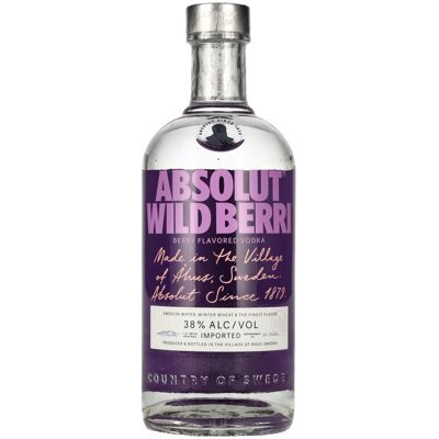 Absolut Wodka Absolut WILD BERRY Flavored Vodka 38% Vol. 0,7l Absolut Wodka Absolut WILD BERRY Flavored Vodka 38% Vol. 0,7l