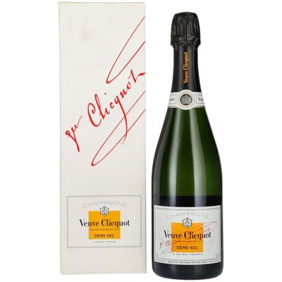 Veuve Clicquot Champagne DEMI-SEC 12% Vol. 0,75l in geschenkverpakking Veuve Clicquot Champagne DEMI-SEC 12% Vol. 0,75l in geschenkverpakking